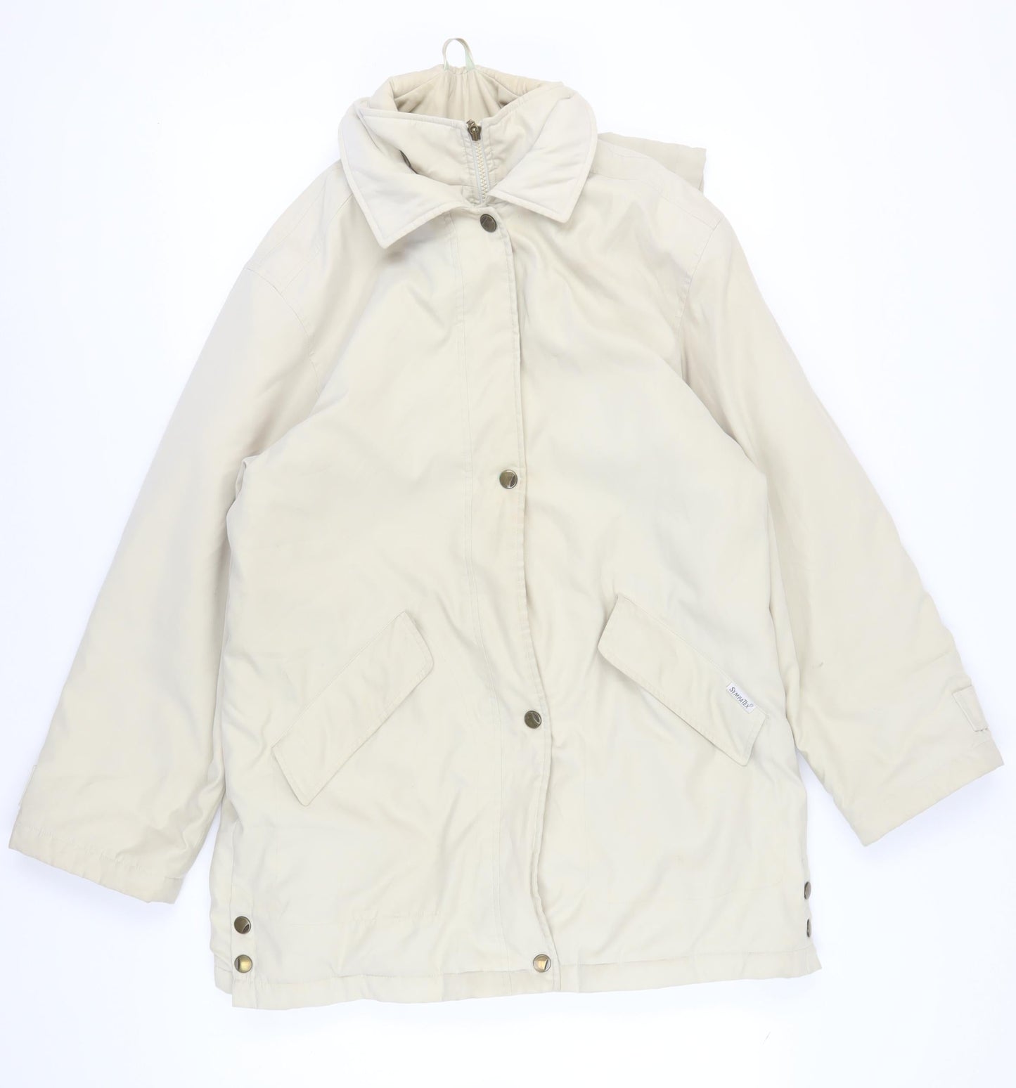 Marks and Spencer Women's Beige Parka Jacket Size 8