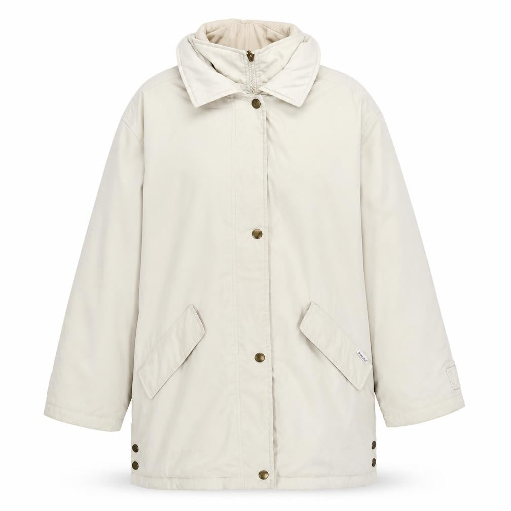 Marks & Spencer Women's Beige Parka Jacket Size 8