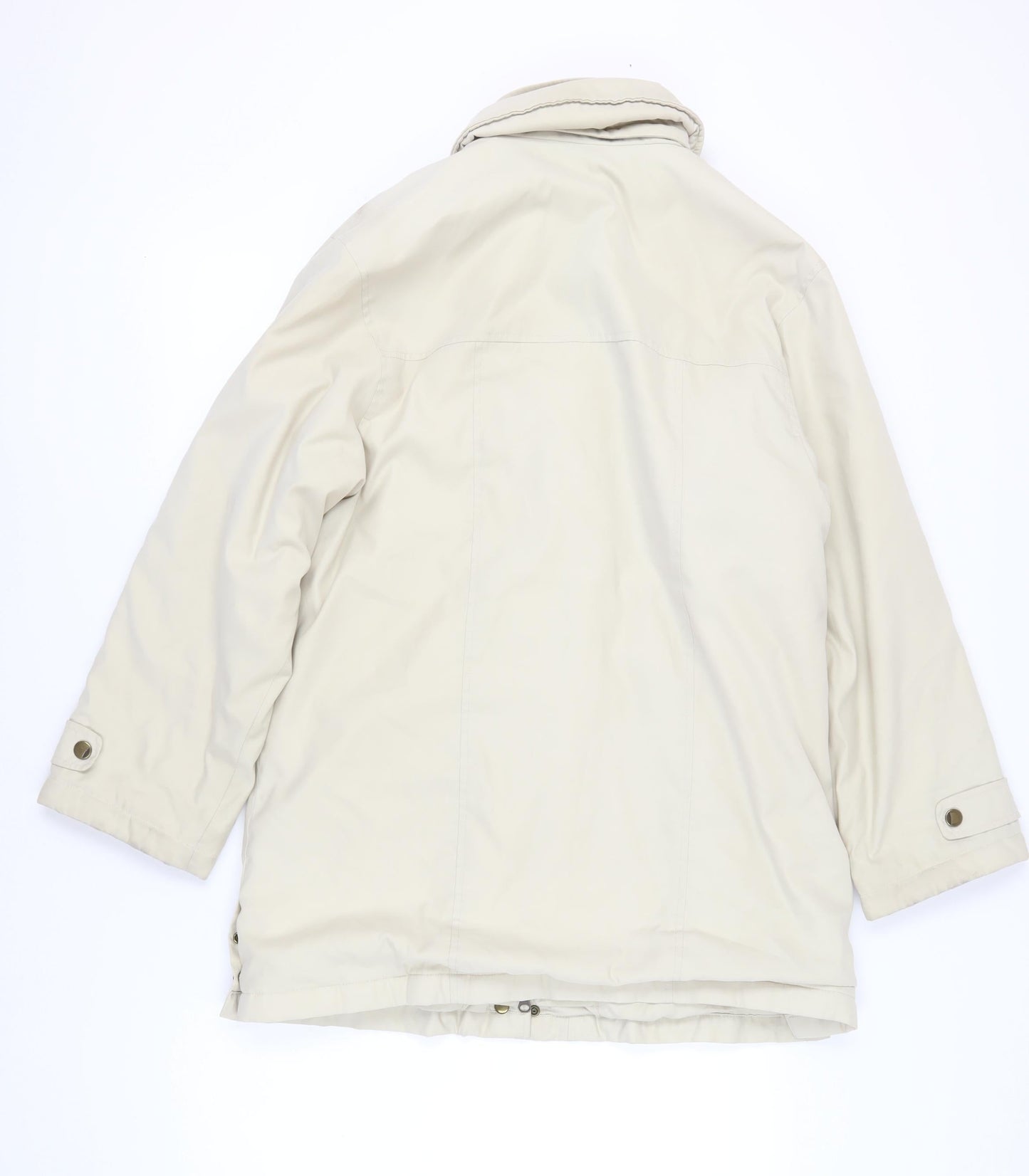 Marks and Spencer Women's Beige Parka Jacket Size 8