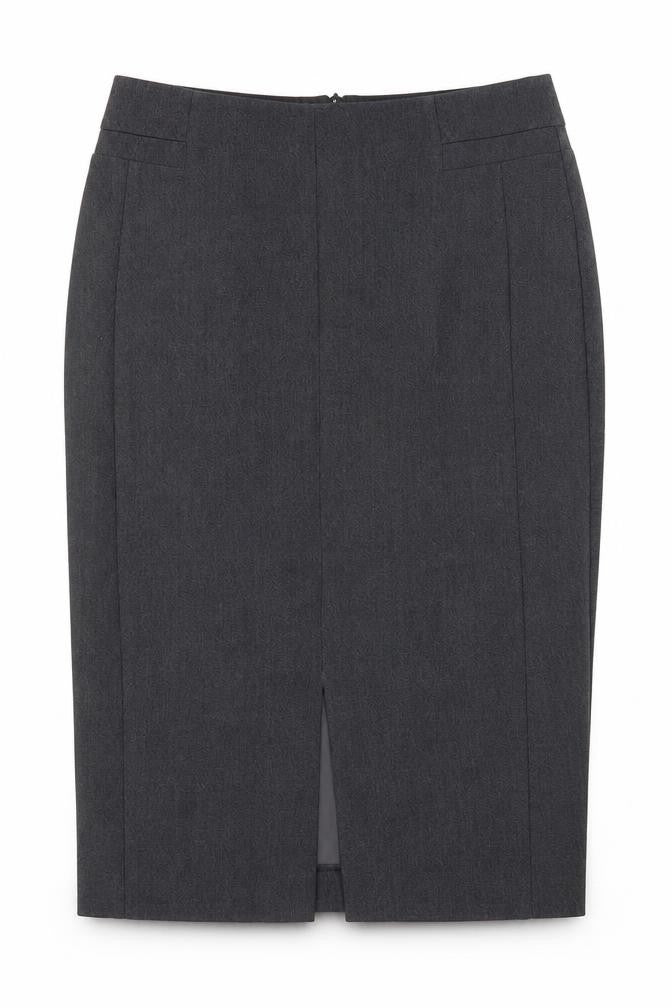 Marks and Spencer Women's Grey Pencil Skirt, Size S, Business Casual
