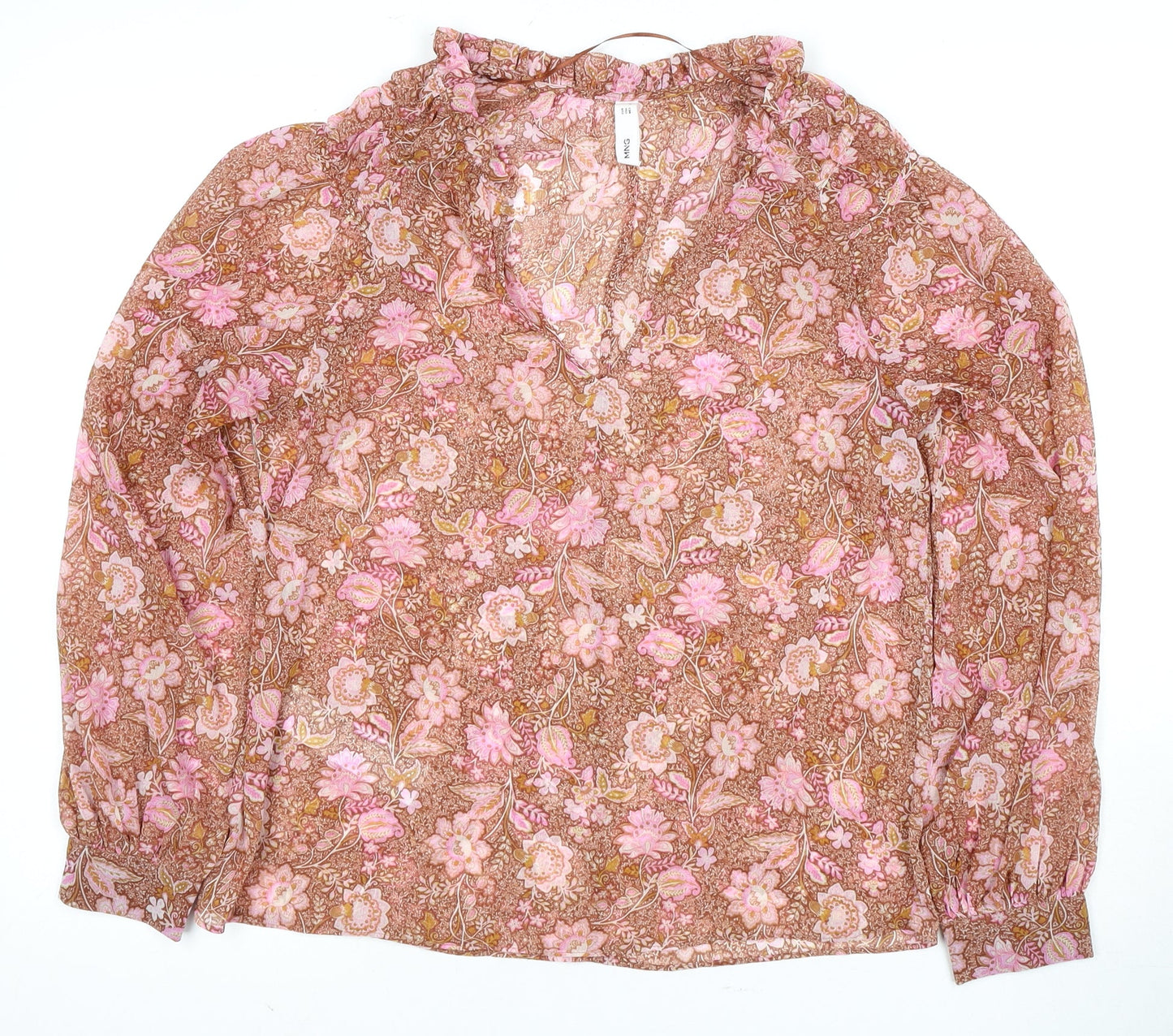 MNG Women's Multicoloured Floral Blouse