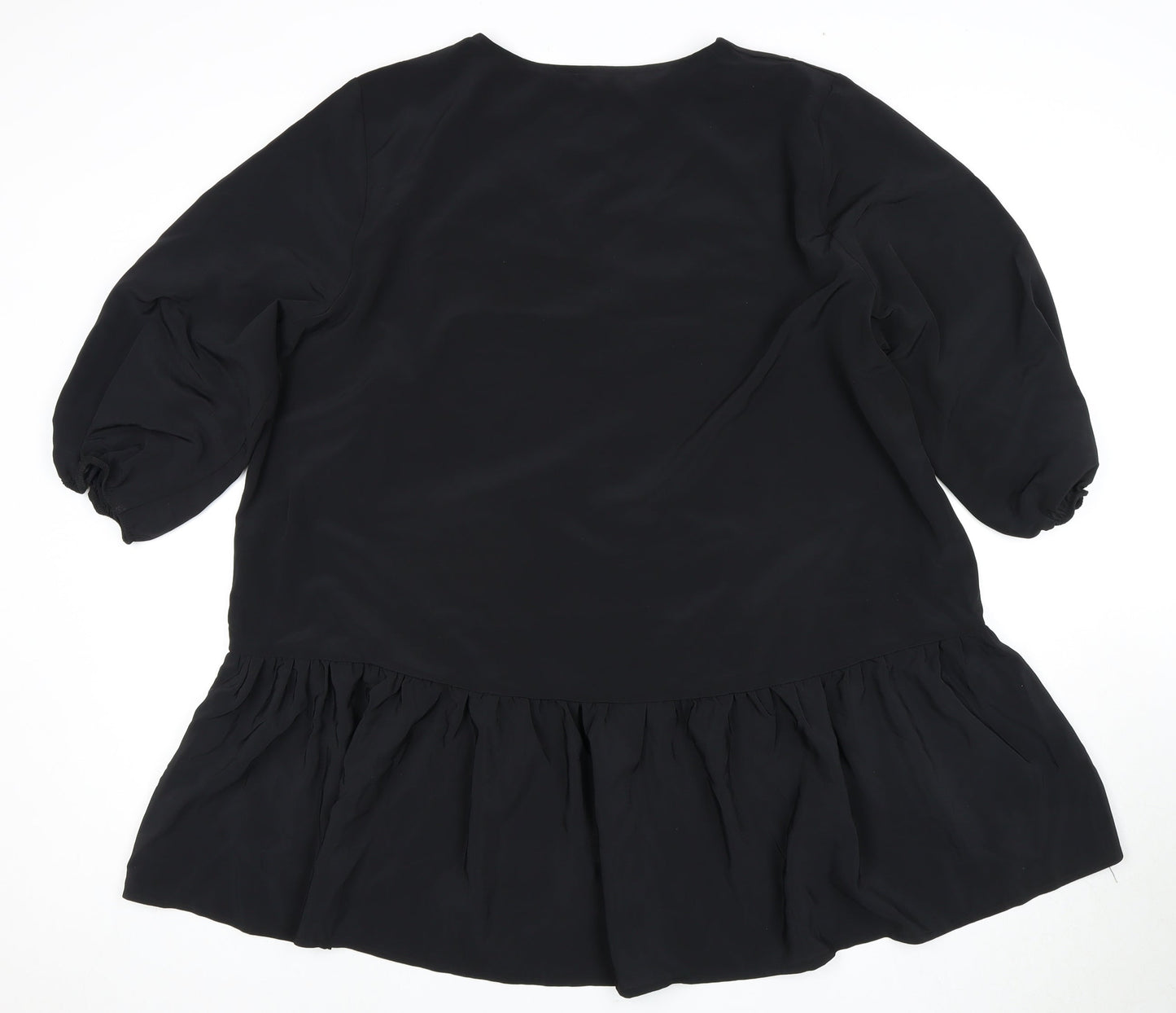 Kaleidoscope Women's Black Tunic Blouse Size 20
