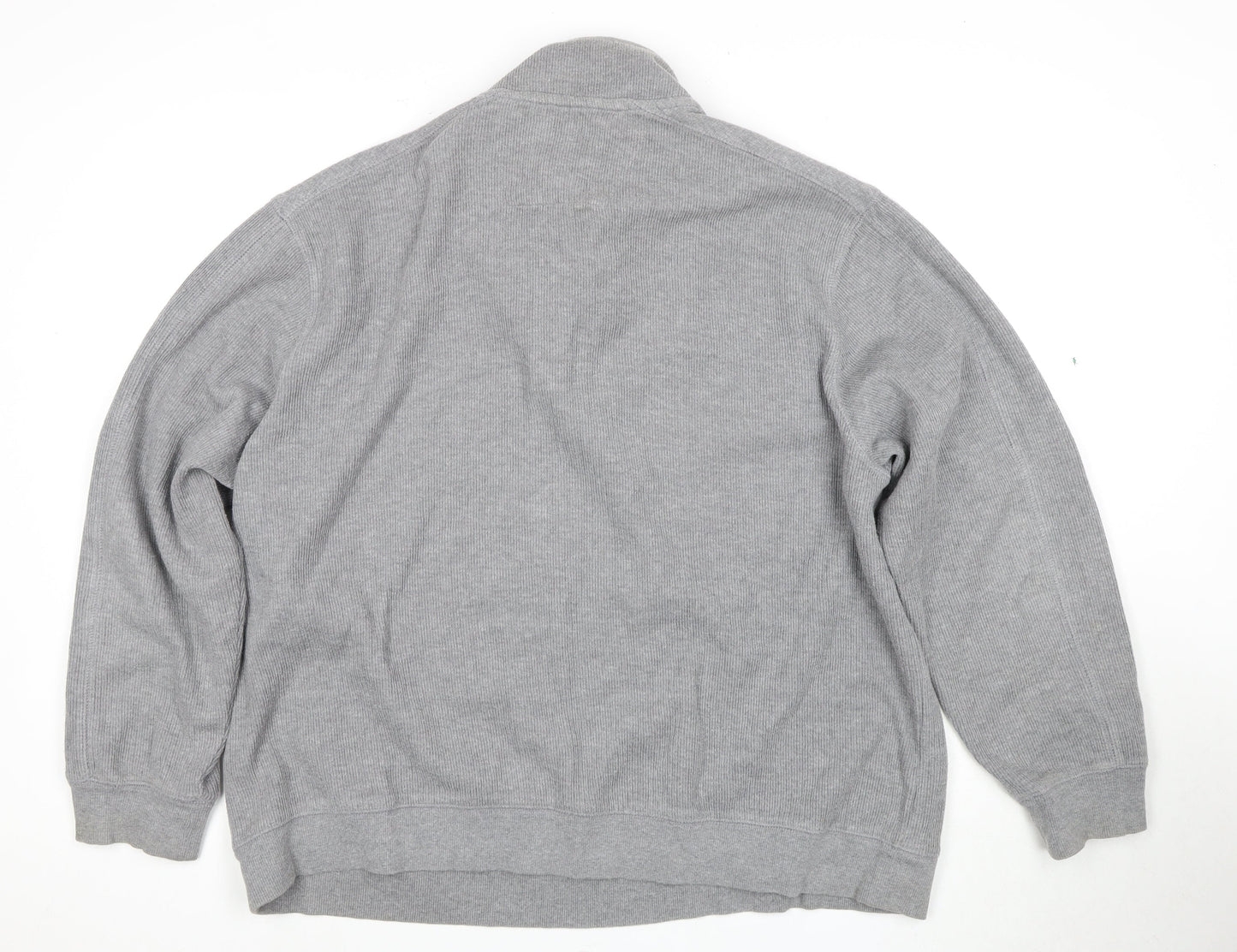 Maine New England Men's XL Grey Collared Pullover Jumper