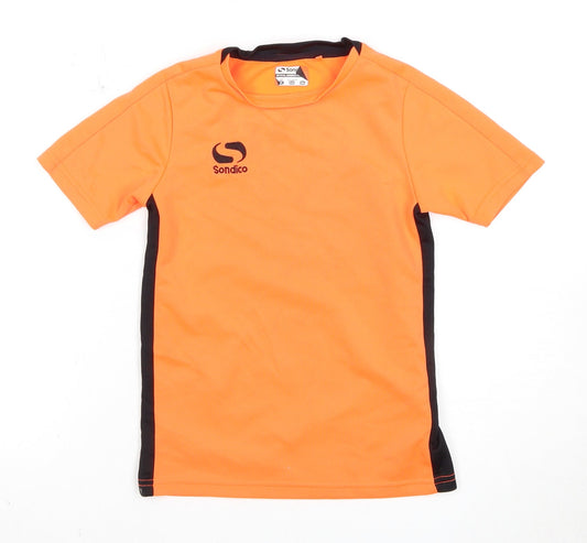 Sondico Boys Orange Football T-Shirt 7-8 Years