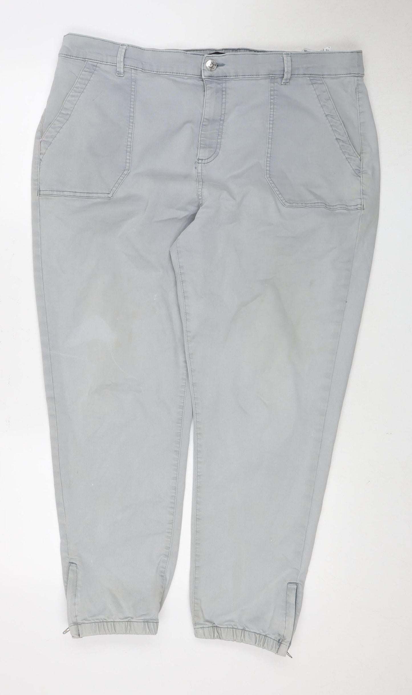 Marks and Spencer Women's Blue Regular Fit Jeans
