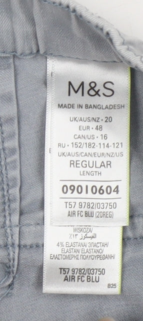 Marks and Spencer Women's Blue Regular Fit Jeans
