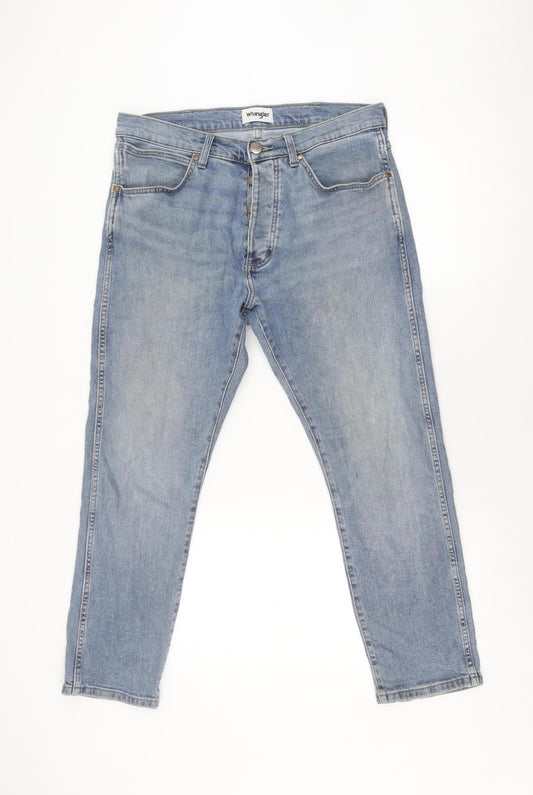 Wrangler Men's Blue Straight Jeans Size 32