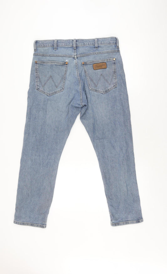 Wrangler Men's Blue Straight Jeans Size 32