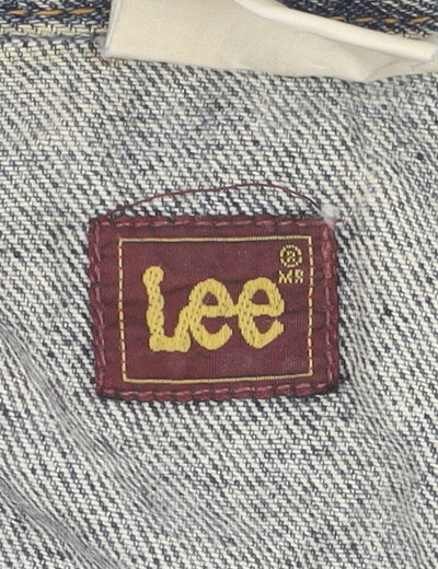 Lee Men's Blue Denim Jacket M Classic Retro