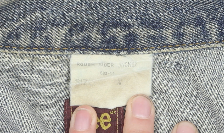 Lee Men's Blue Denim Jacket M Classic Retro