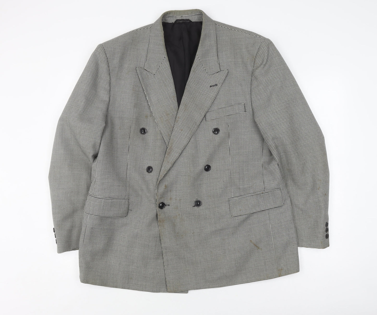 Skopes Men's Grey Double-Breasted Blazer 44S