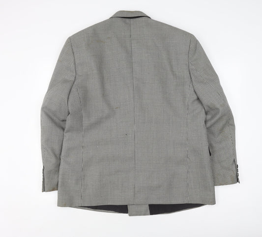 Skopes Men's Grey Double-Breasted Blazer 44S