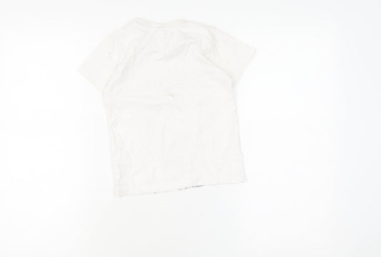 Disney Girls White Mickey Mouse Graphic T-Shirt 5-6 Years