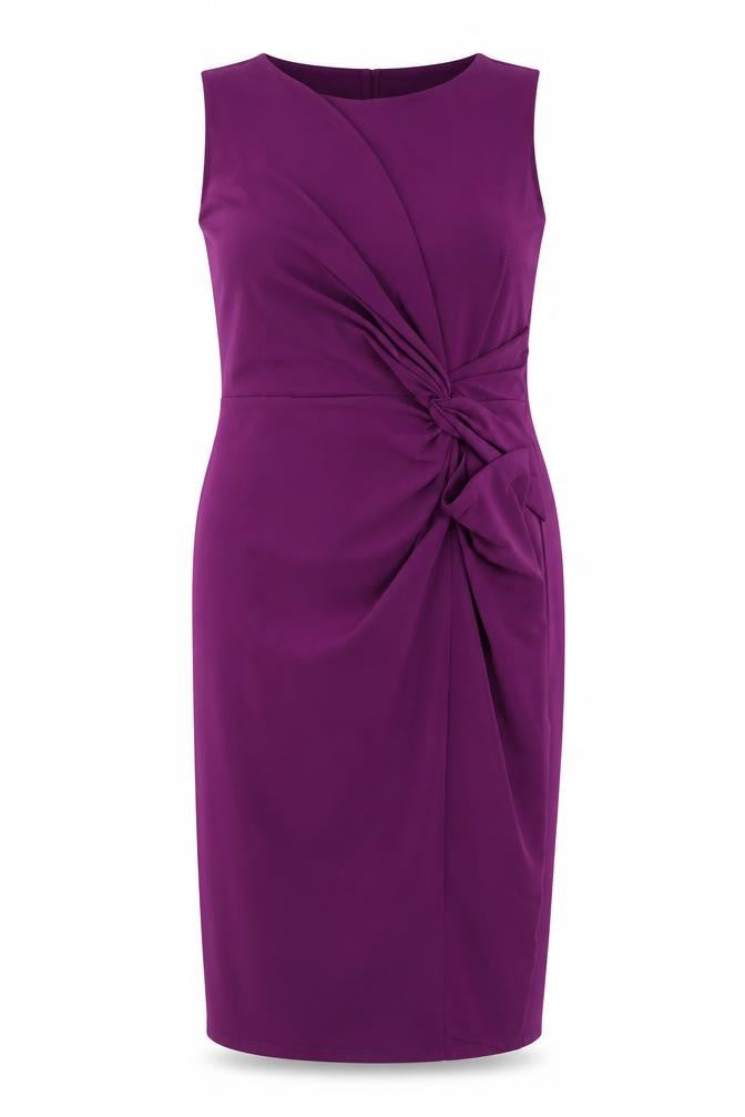 Planet Women's Purple Knee Length Sleeveless Sheath Dress