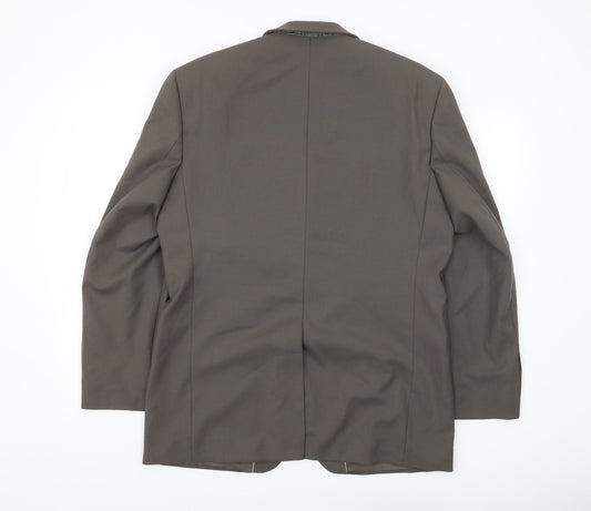 Burton Men's Brown Regular Blazer - 40 Inch Chest, Classic Fit