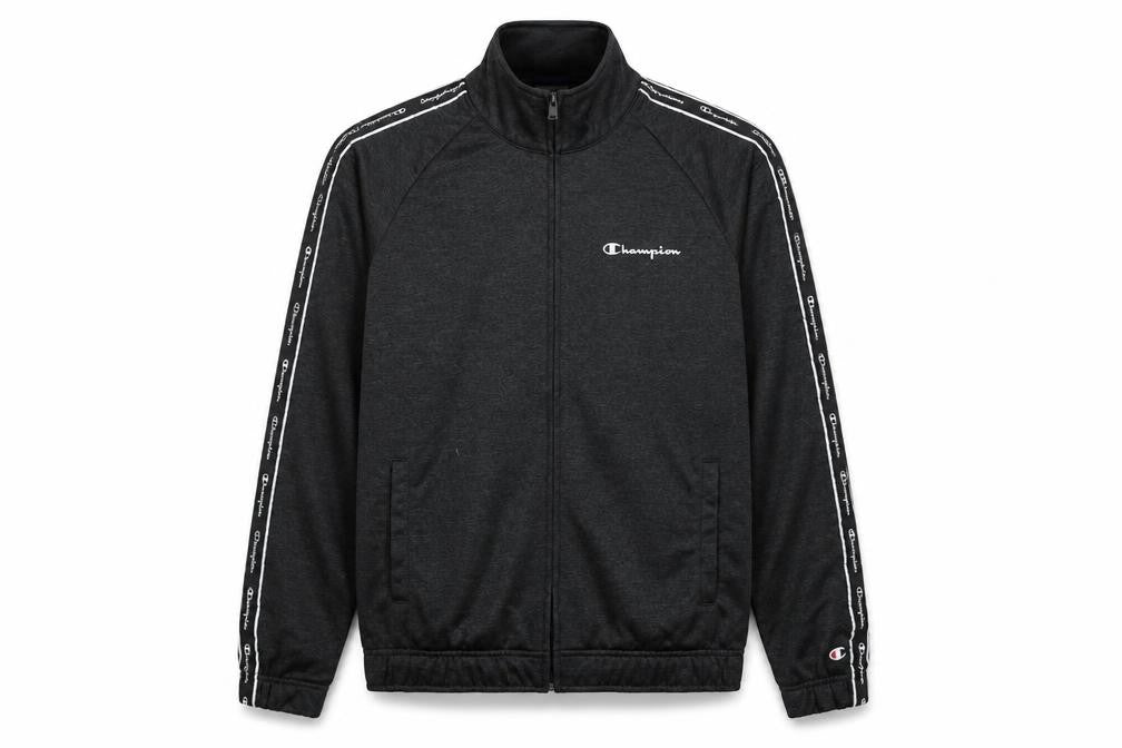 Mens UK S Regular Champion Black Full Zip Sweatshirt