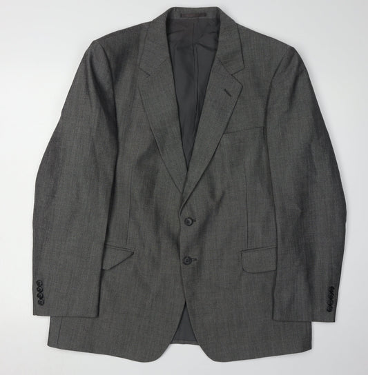 St Michael Men's Grey Blazer, 42S Notch Lapel, Formal