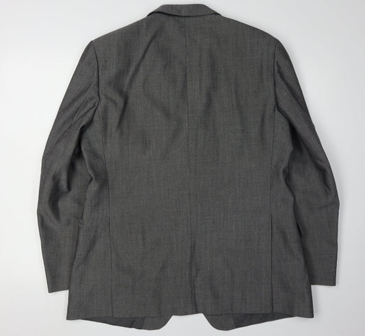 St Michael Men's Grey Blazer, 42S Notch Lapel, Formal