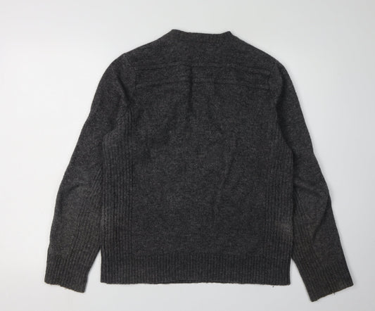 Calvin Klein Men's Grey Wool Pullover Jumper M