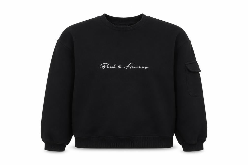 Beck Womens & Hersey Black Sweatshirt Size 6