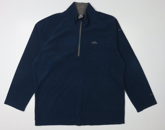 Trespass Men's Blue 2XL Outdoor Fleece Sweatshirt