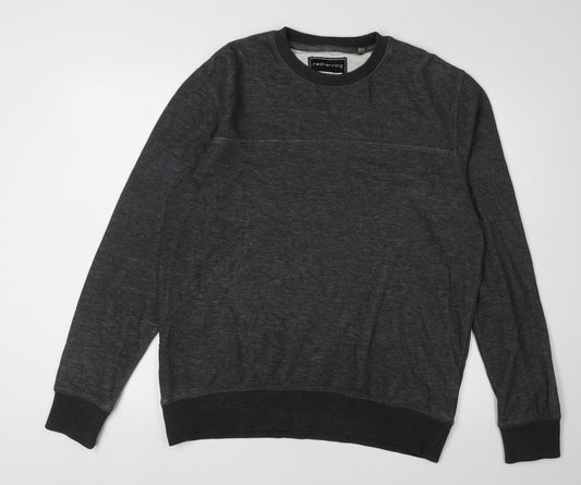 Redherring Men's Grey Medium Crew Neck Pullover Sweatshirt