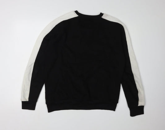 Soul Star Men's Black Pullover Sweatshirt - M