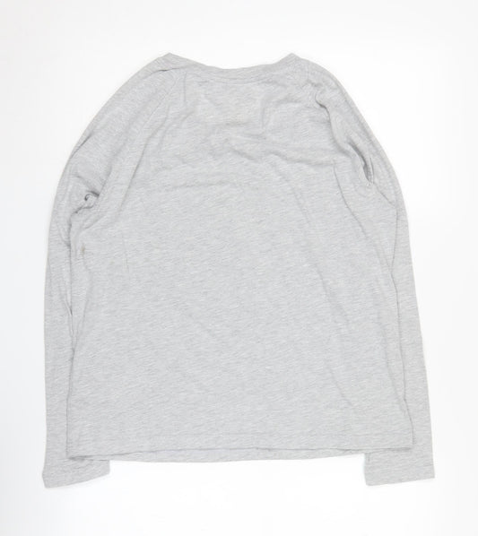Disney Women's Grey Mickey Mouse Pyjama Top M