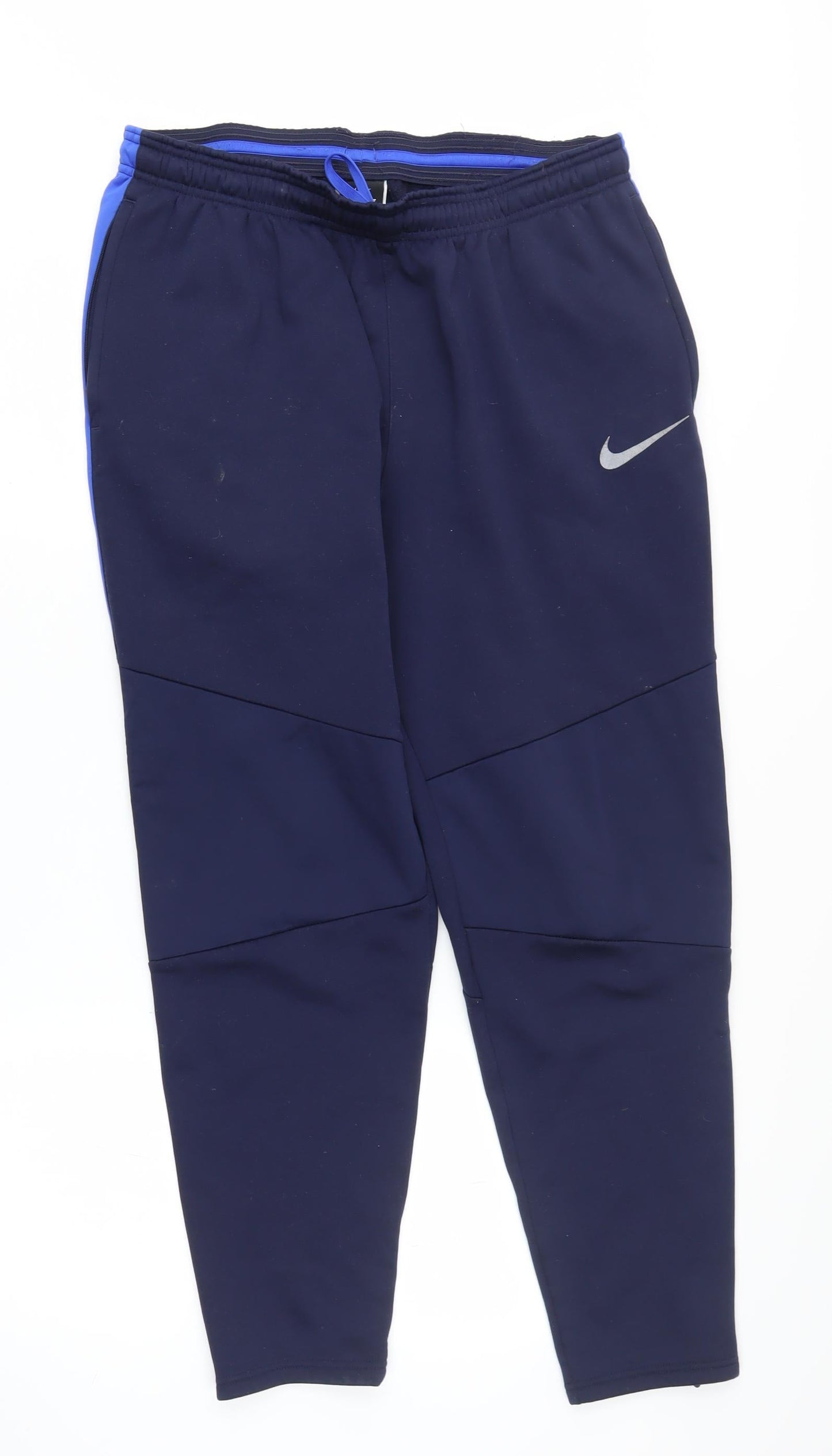 Nike Men's Blue Jogger Trousers L, Athletic Style