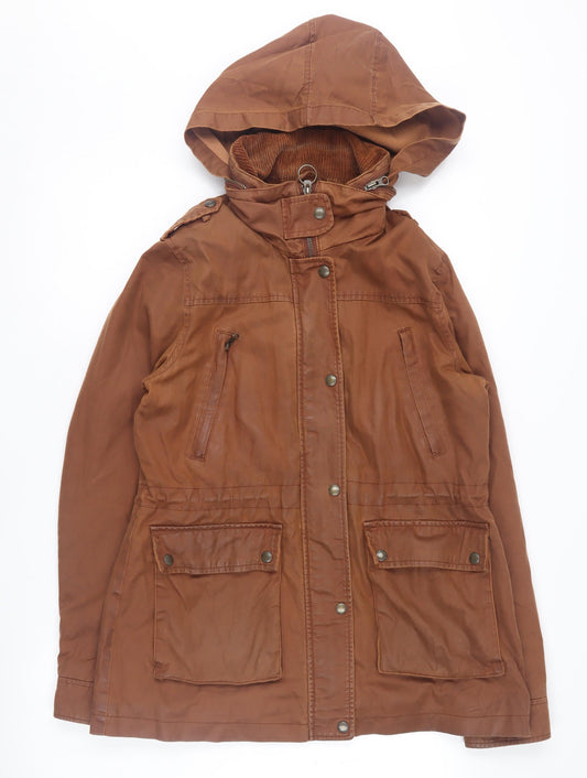Fat Face Women's Brown Parka Jacket Size 12