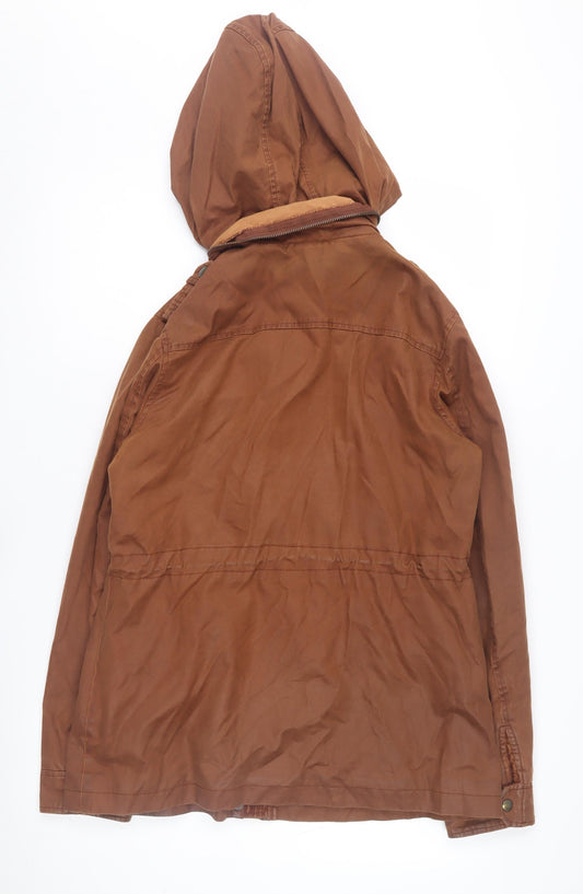 Fat Face Women's Brown Parka Jacket Size 12