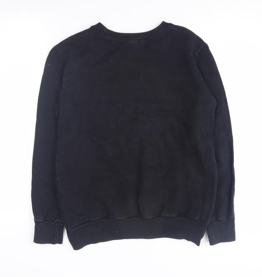 Kenzo Women's Black Graphic Pullover Sweatshirt Size S