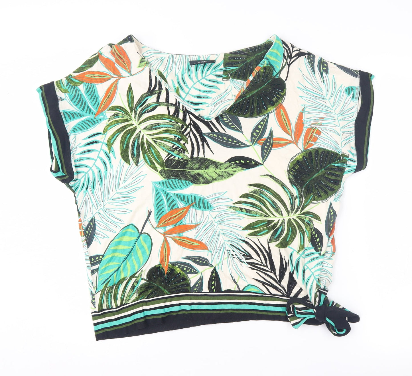 Wallis Women's Multicoloured Tropical Tunic Top - L