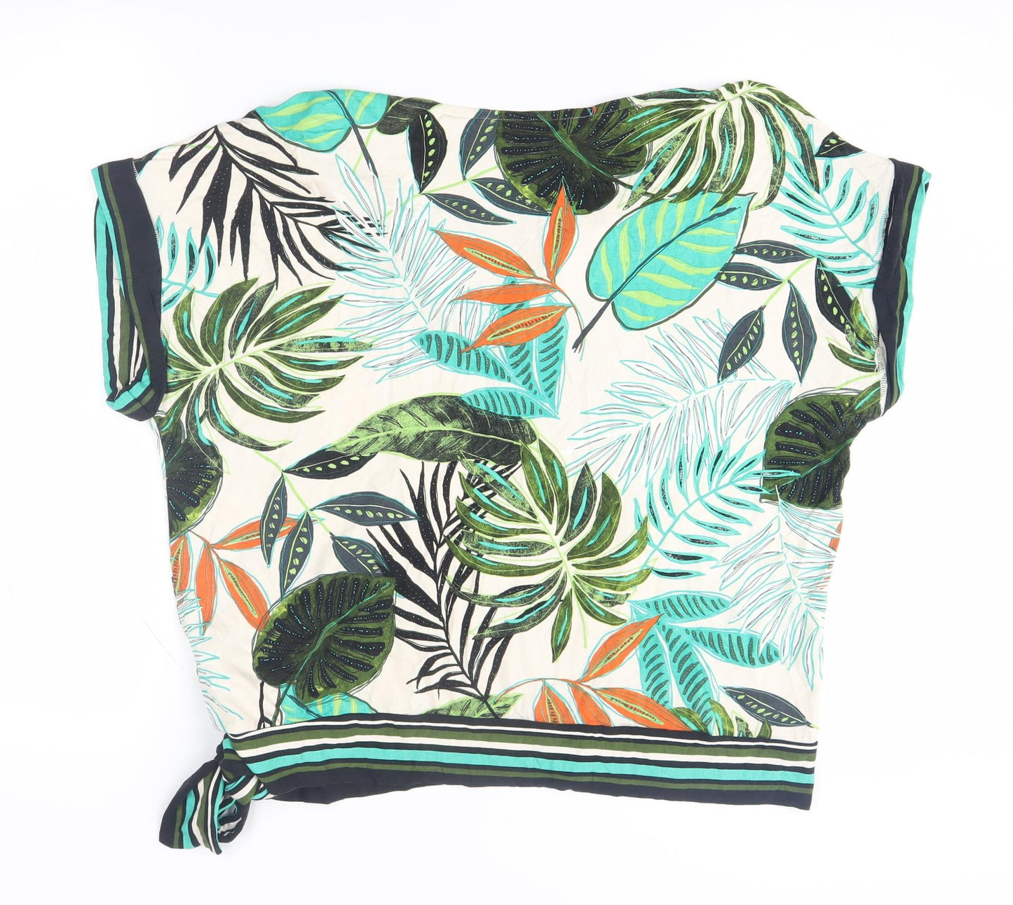 Wallis Women's Multicoloured Tropical Tunic Top - L
