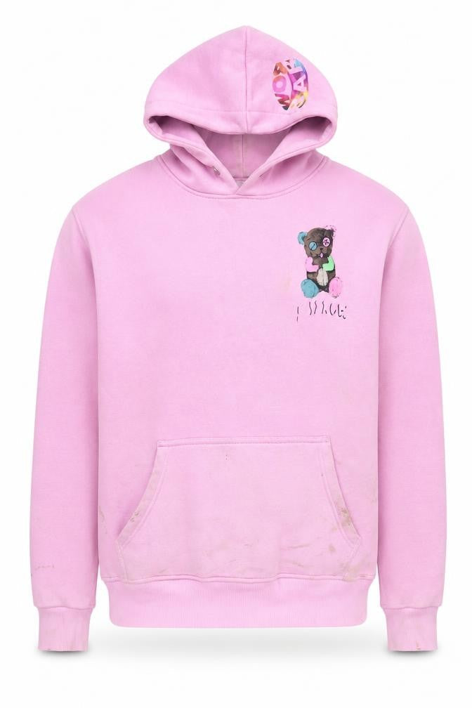 Barrow Unisex Pink Pullover Hoodie M - Graphic Design