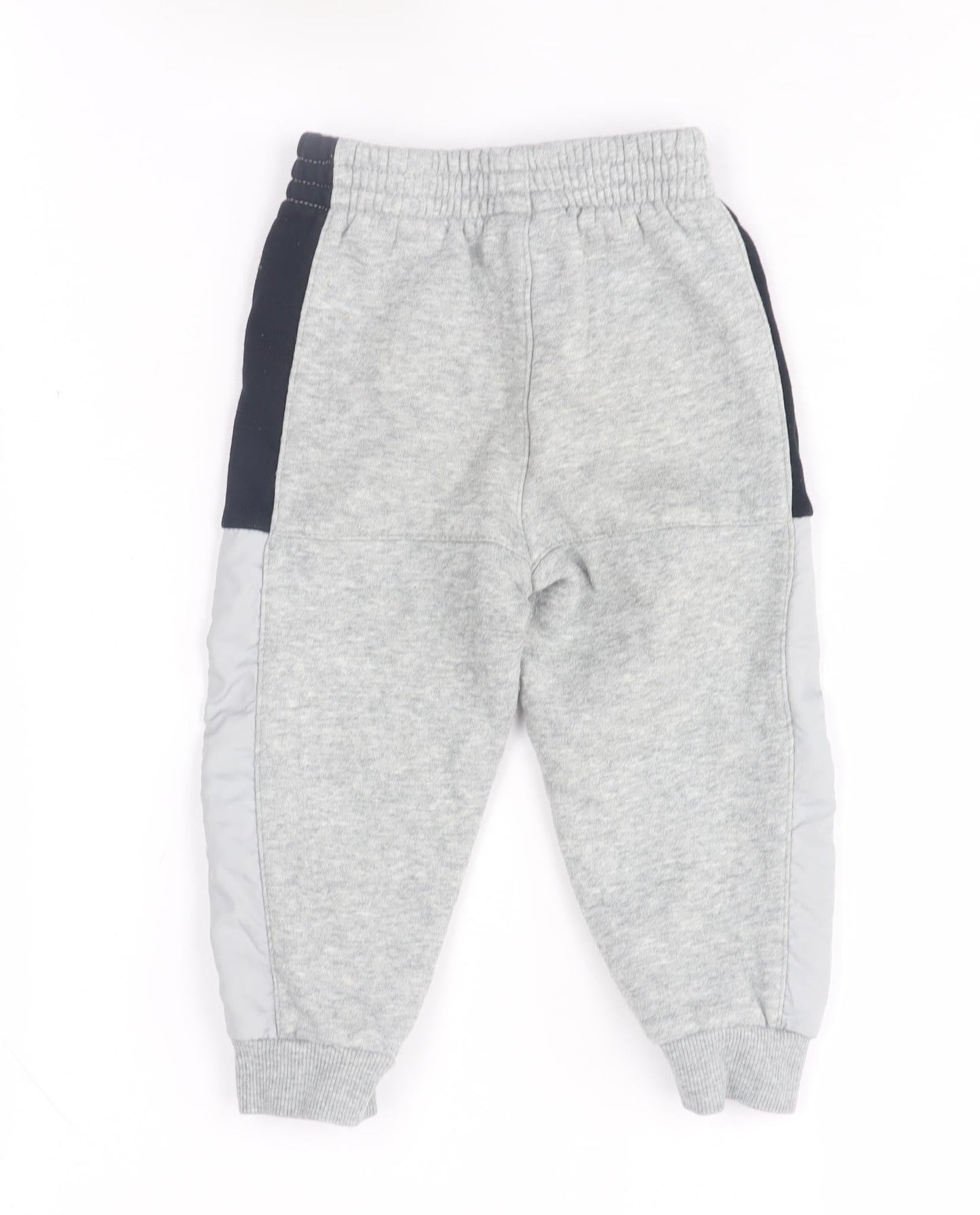 Nike Unisex Toddler Grey Sweatpants, 18 Months, Elastic Waist