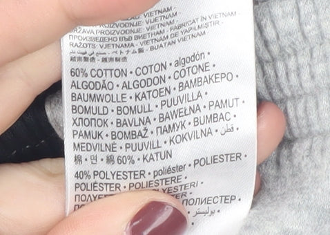 Nike Unisex Toddler Grey Sweatpants, 18 Months, Elastic Waist