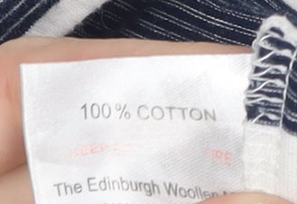 James Pringle Men's XL Striped T-Shirt Blue White