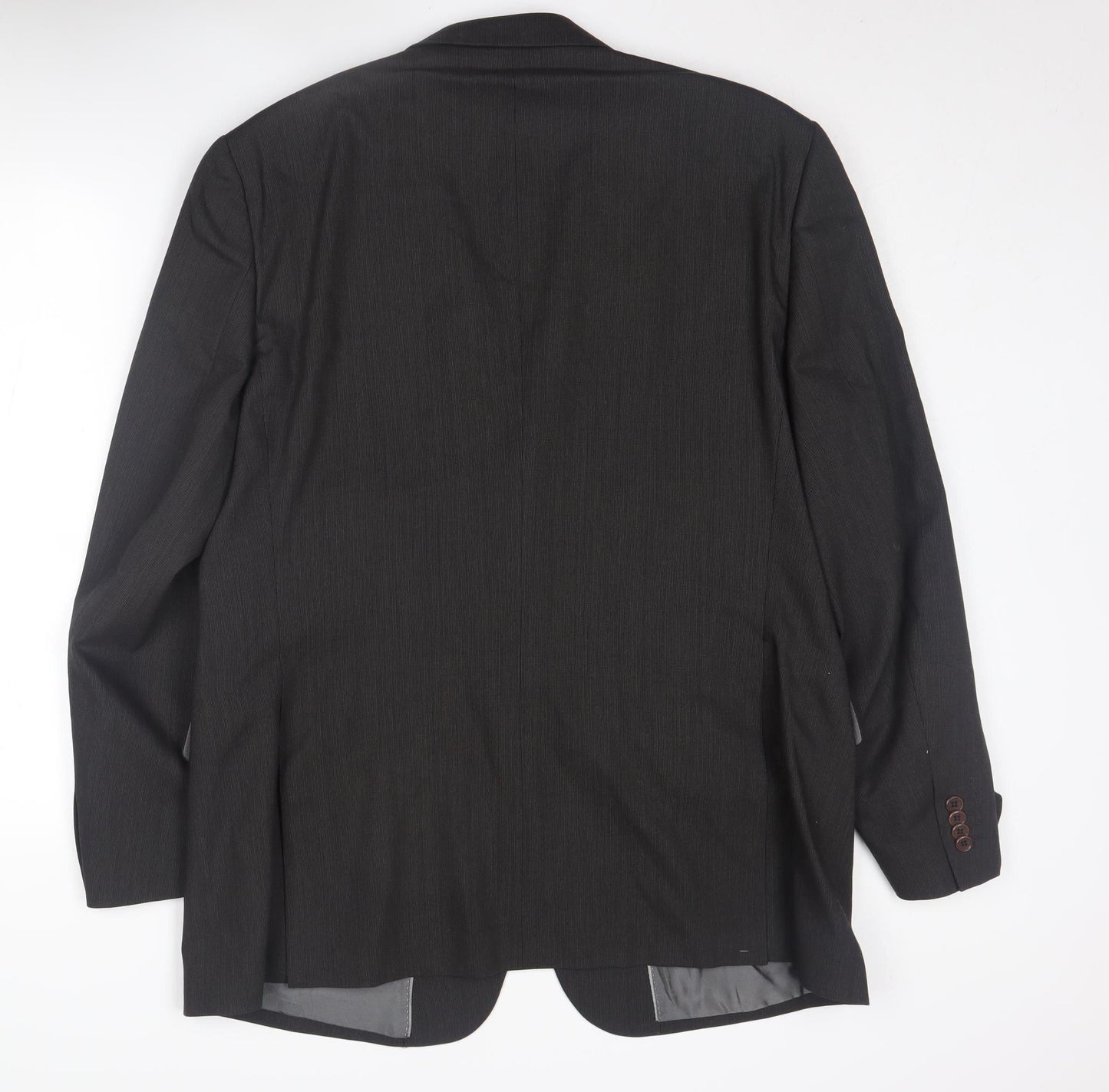 James Barry Men's Black 44R Suit Jacket Blazer