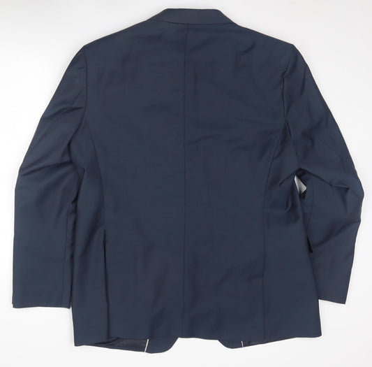 Impressions Men's Blue Suit Jacket M 46