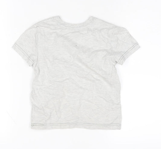 Jurassic World Boys Grey T-Shirt, 3-4Y, Cotton Graphic Print