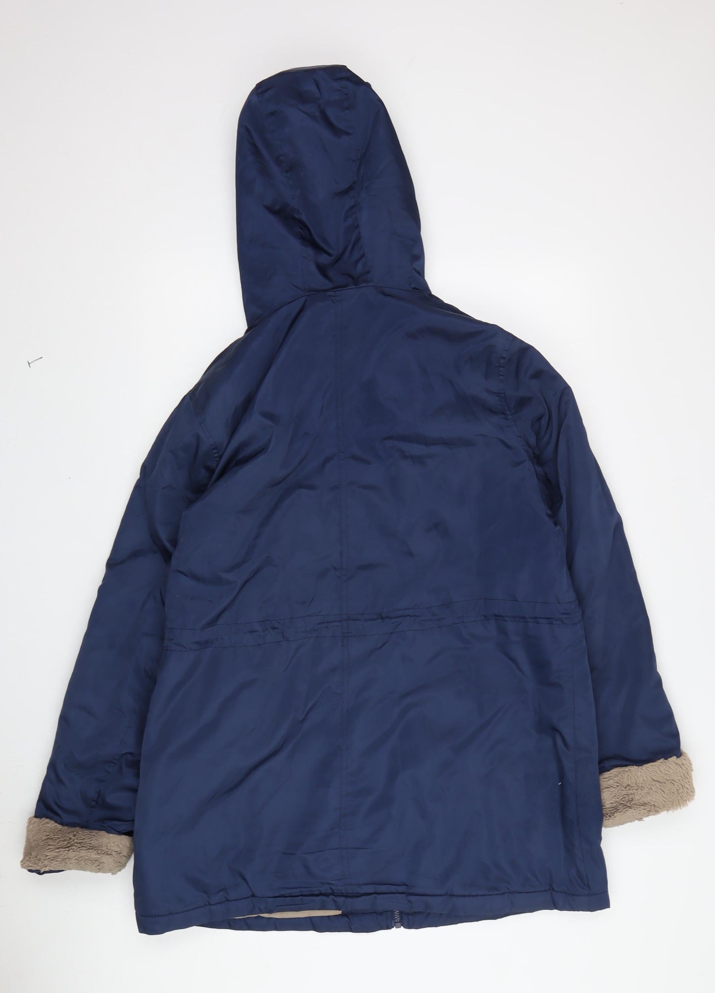 Bonmarché Women's Blue Parka Jacket Size 12