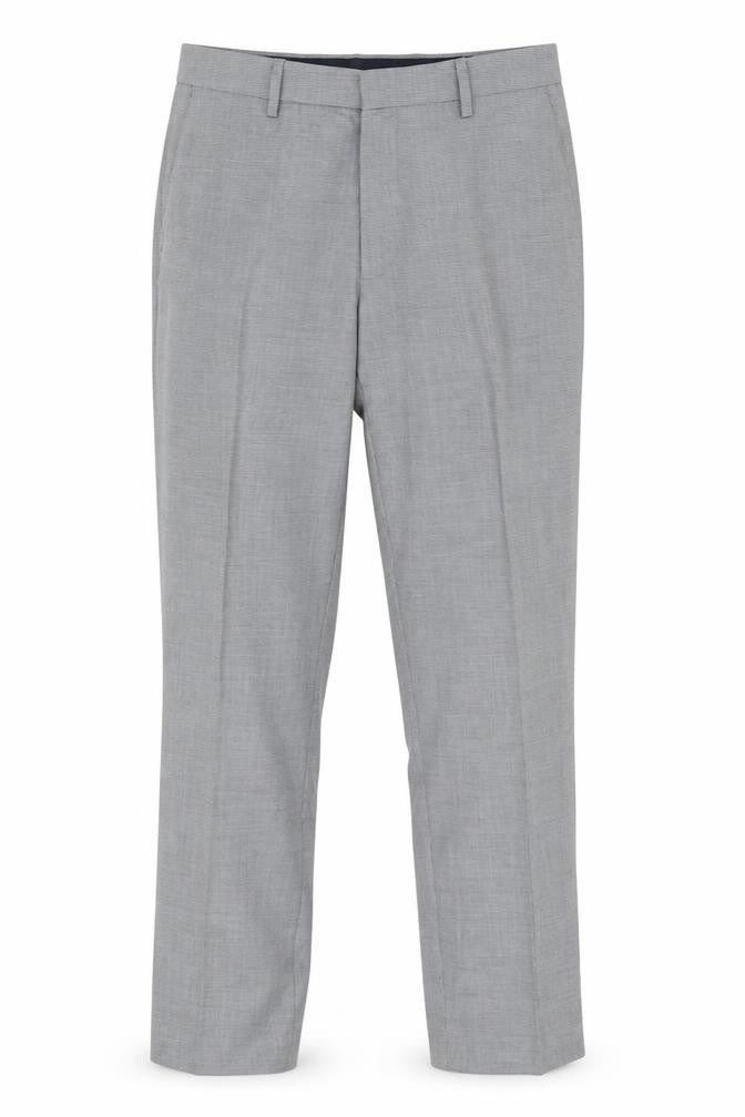Marks and Spencer Men's Grey Slim Fit Trousers