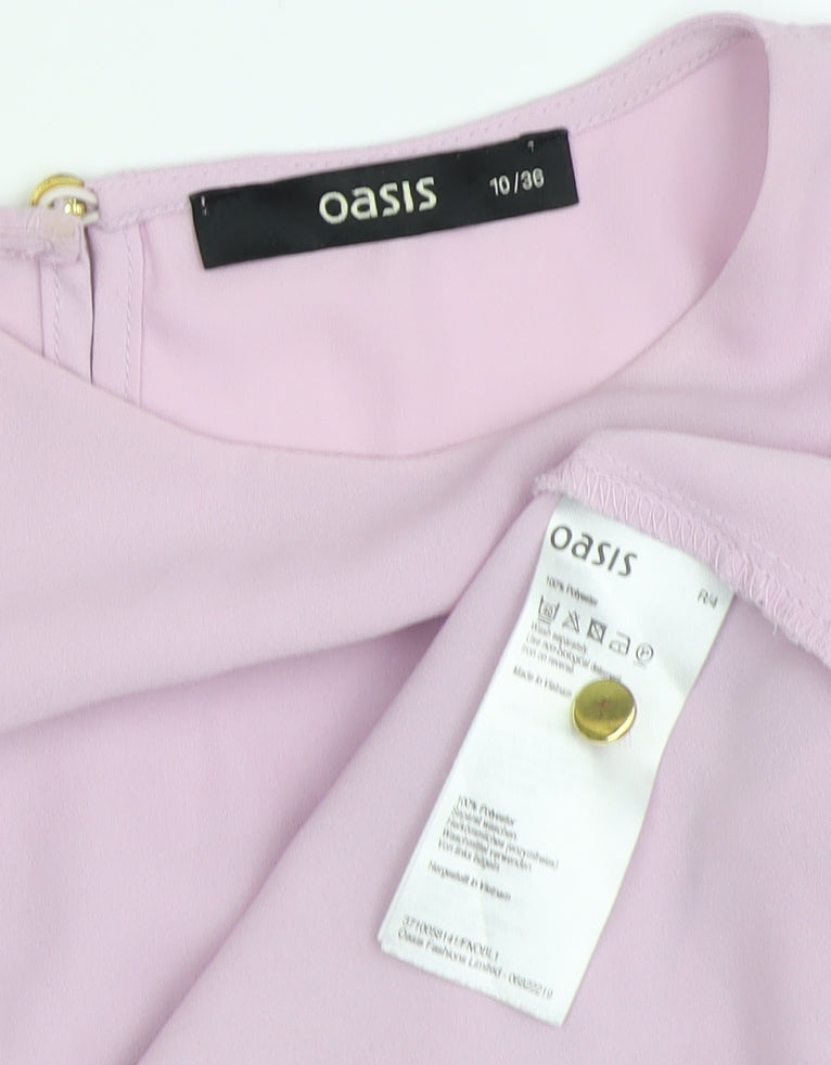 Oasis Women's Pink Blouse - Size 10