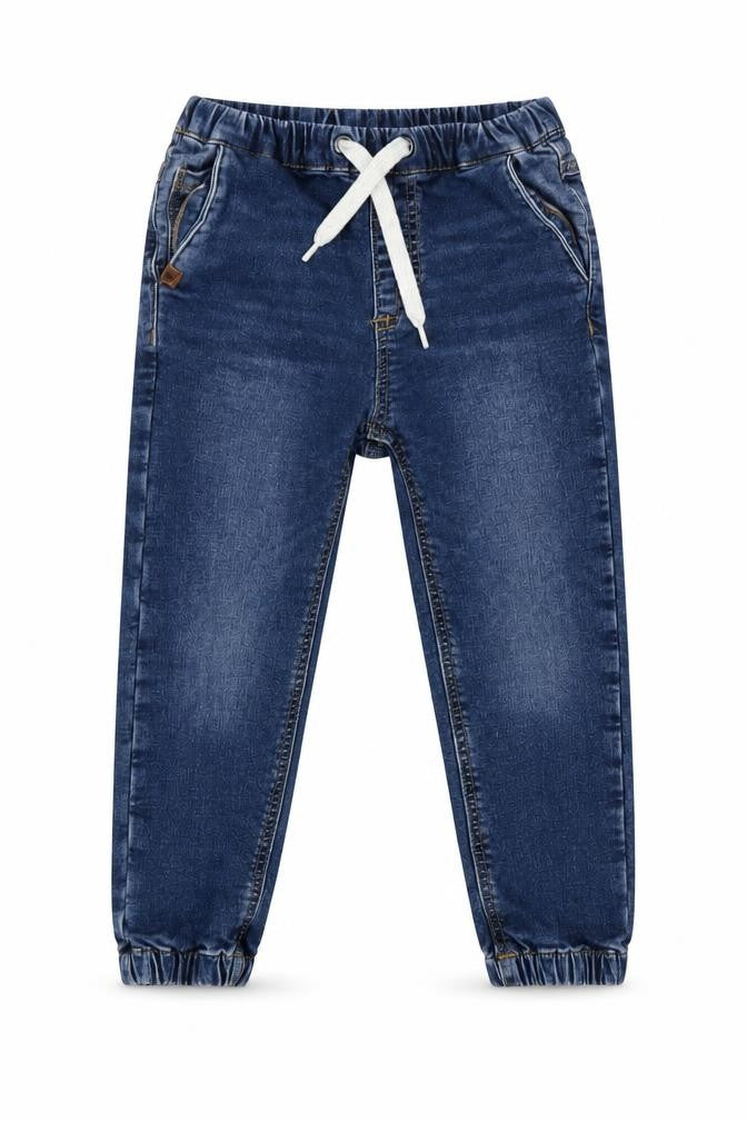 Next Girls Blue Skinny Jeans with Elastic Waist, Size 4 Years