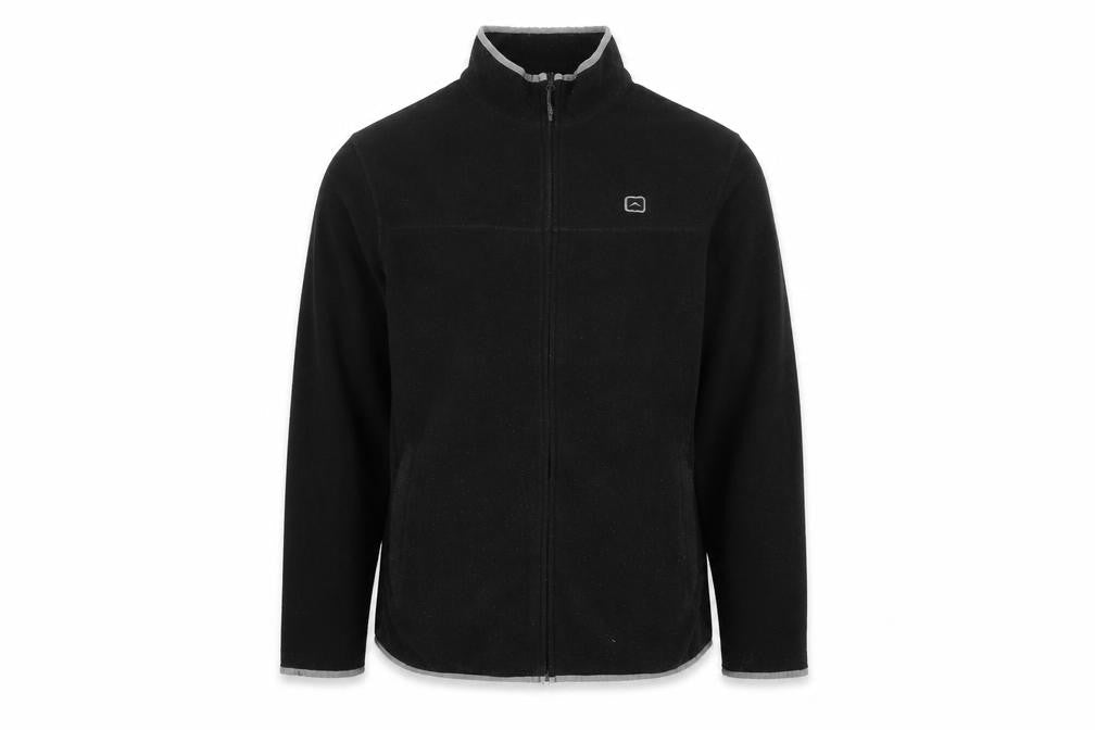 Outbound Men's Black Fleece Jacket L - Casual Lightweight
