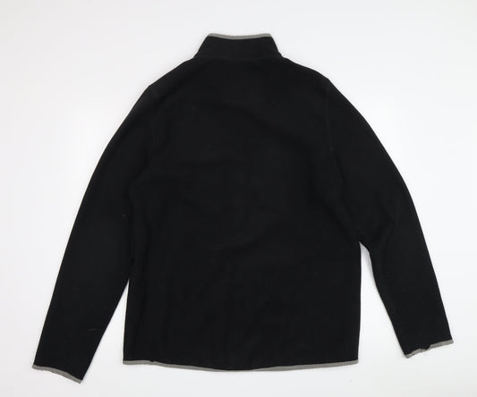 Outbound Men's Black Fleece Jacket L - Casual Lightweight