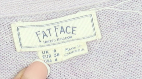 Fat Face Women's Ivory Pullover Jumper Size 8