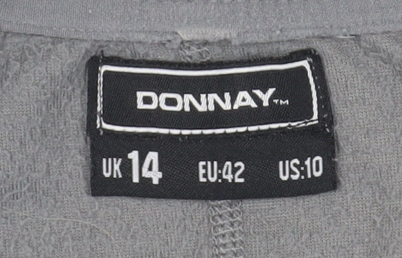 Donnay Women's Grey Fleece Pullover Sweatshirt Size 14
