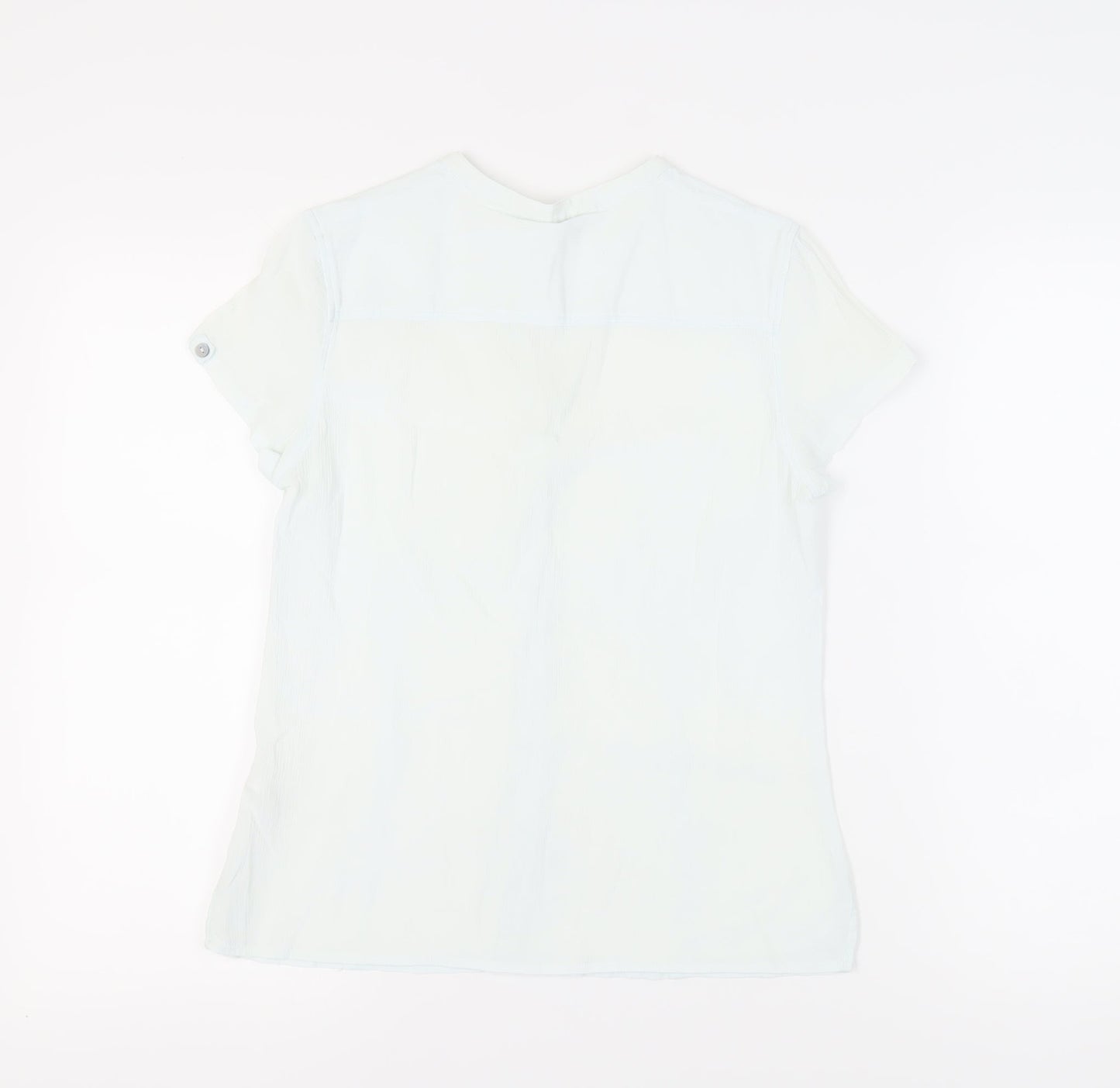 Marks and Spencer Women's Blue Blouse Size 10